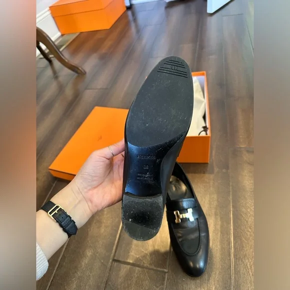HERMES Paris Loafer 38 - Picture 6 of 14